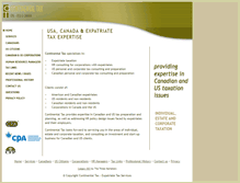 Tablet Screenshot of continentaltax.com